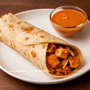 Butter delight paneer shawarma