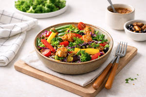 Southwest BBQ Grilled Chicken Salad