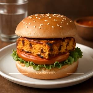 Paneer Tikka Burger