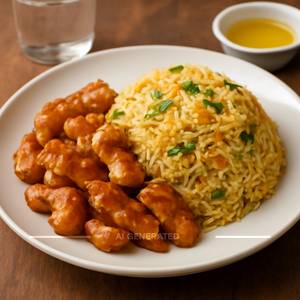 Chicken singapuri rice