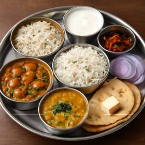 Mushroom Thali