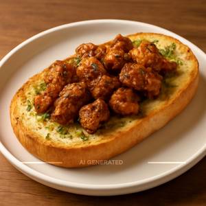 Peri Peri Chicken Garlic Bread