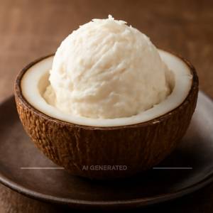 Tender coconut ice cream