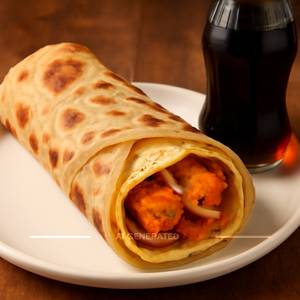 Double Paneer Malai Tikka Roll