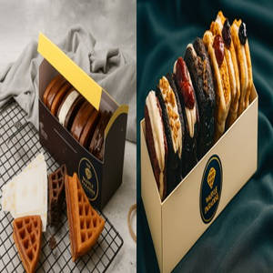 Mini Waff-Wich Box Of 4 Assorted + Chocoholics