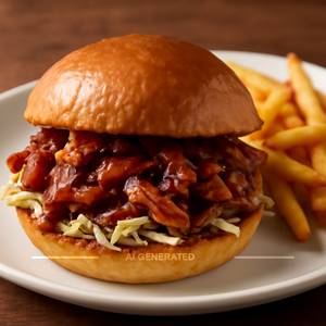 Barbeque chicken sandwich