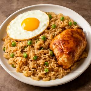 Egg Chicken Rice