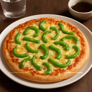 Capsicum cheese pizza
