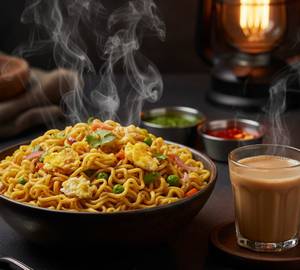 Egg Maggi & Chai Combo