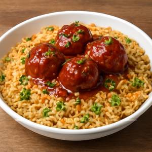 Veg Manchurian Fried Rice