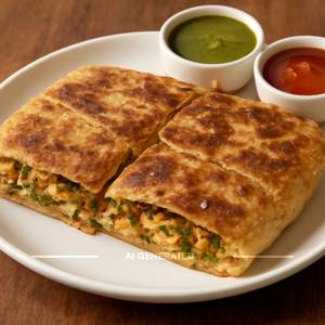 Veg Mughlai Paratha