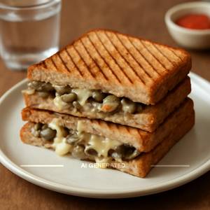MUSHROOM CHEESE GRILLED SANDWICH