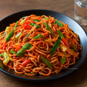 Veg schezwan noodles