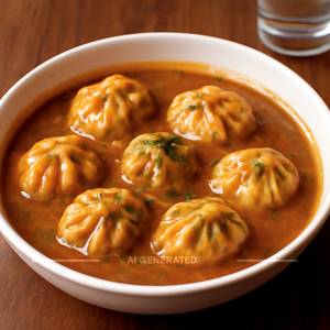 Chicken momos [6 pieces] [fried]