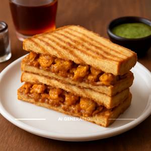 Paneer Butter Masala Sandwich