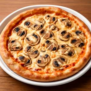 Cheese Mushroom Pizza   