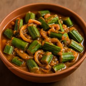 Bhindi do piyaza