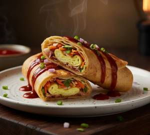 Double Egg Schezwan Roll [2 Eggs]