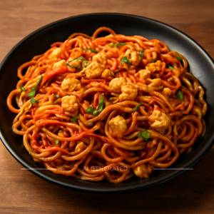 Egg schezwan noodles