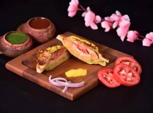 Veg Masala Cheese Toast Sandwich