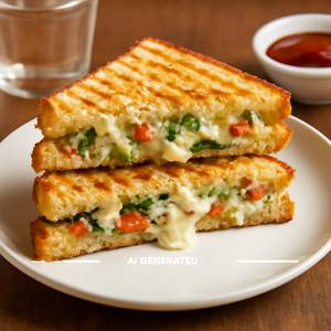 Veg Cheese Garlic Sandwich