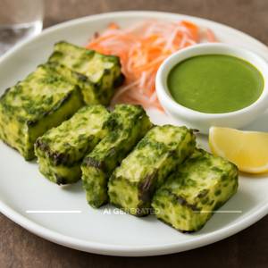 Paneer hariyali tikka