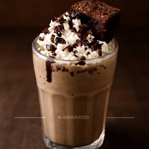 Brownie milkshake