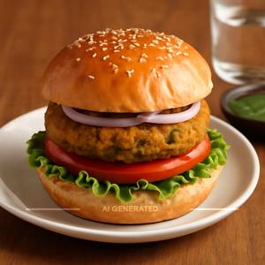 Aloo tikki burger