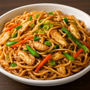 Chicken Garlic Hakka Noodles