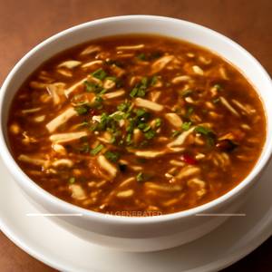 Chicken hot  and  sour soup