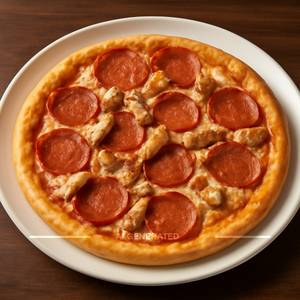 Chicken Pepperoni Pizza