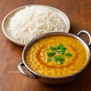 Dal Fry + Rice