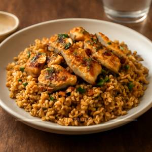 Garlic Chicken Rice