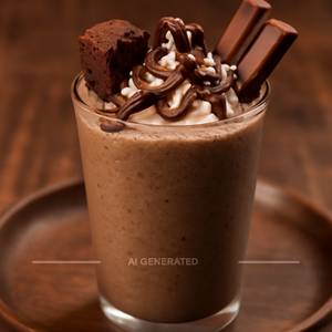Brownie Kitkat Nutella Shake