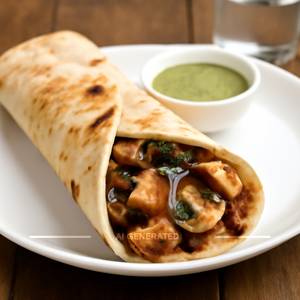 Mushroom Paneer Roll