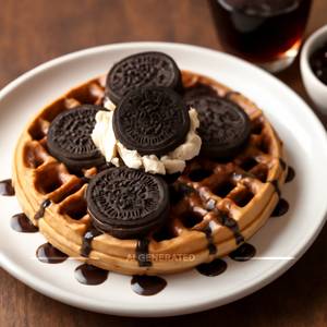 Oreo waffle                     