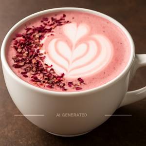 Rose latte