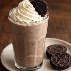 Cold coffee with oreo
