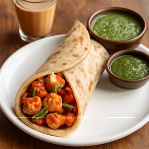 Paneer Chilly Roll