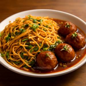 Noodles With Manchurian