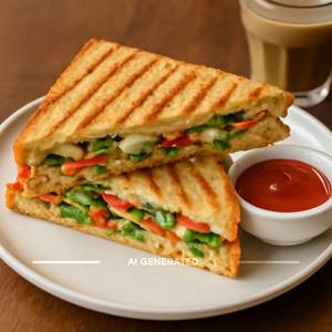Veg grilled sandwich