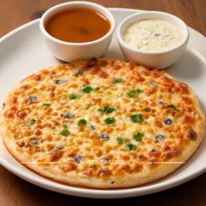 Cheese Onion Uttappam