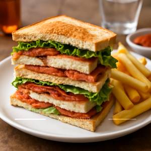 Chicken Club Sandwich ( 40 Grms Protein + Multigrain Bread )