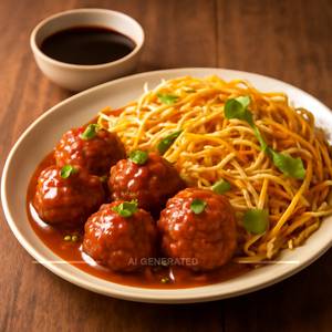 Manchurian +Noodles
