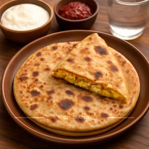 Paneer paratha
