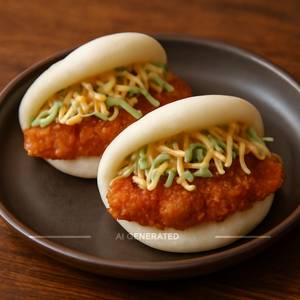 Crispy Chicken Bao