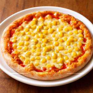 Cheese corn pizza