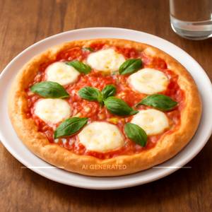 Medium Margherita pizza