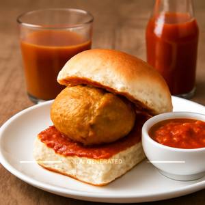 Schezwan Vada Pav