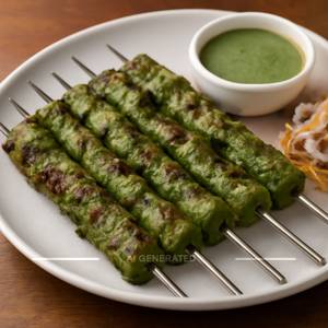 Chicken Hariyali Kebab (8 Pcs)